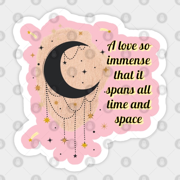 Love So Immense Sticker by Berlin Larch Creations